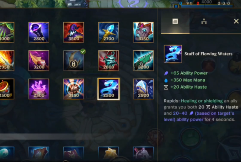 Staff of Flowing Water Guide Key Information LOL Fanatics