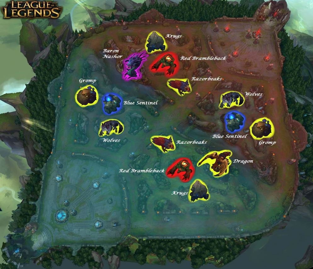 League of Legends Locations & Map Guide - LOL Fanatics