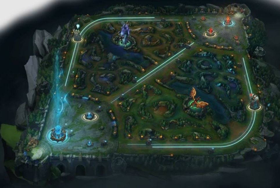 Virus Svatyn Maestro Summoners Rift Interactive Map Pou iteln Avenue 