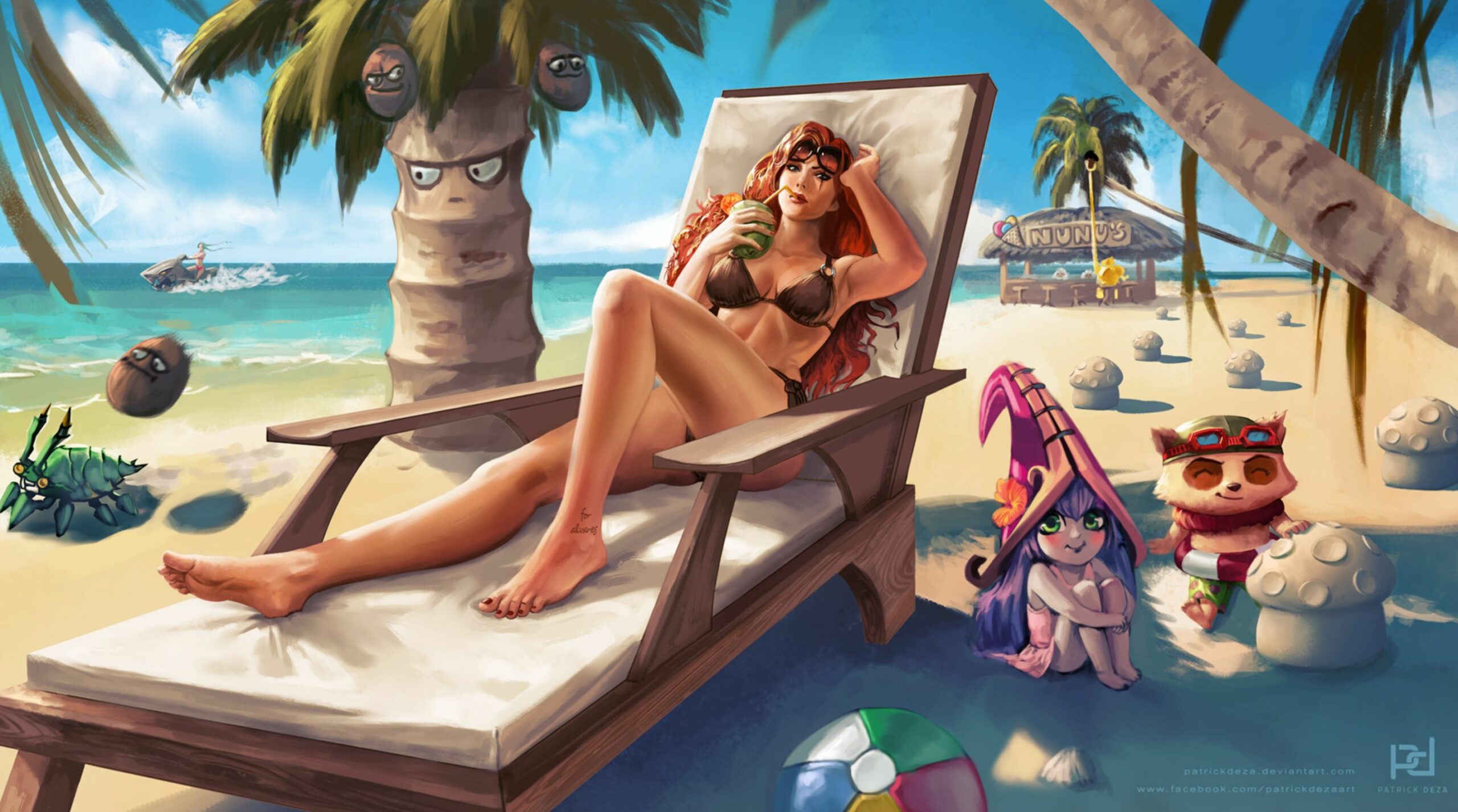 League Of Legends At the Beach