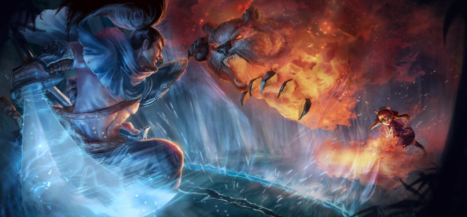 League of Legends contest - Yasuo vs. Annie