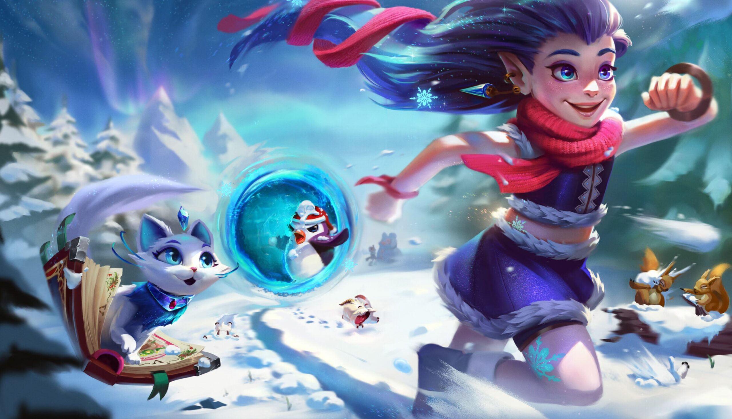 League Of Legends Winter Wonder Zoe And Yuumi